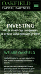 Mobile Screenshot of oakfieldcapital.co.uk