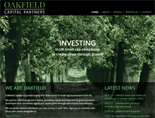 Tablet Screenshot of oakfieldcapital.co.uk